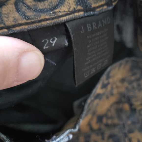 2010s J BRAND Gold Brocade denim - Picture 3 of 8